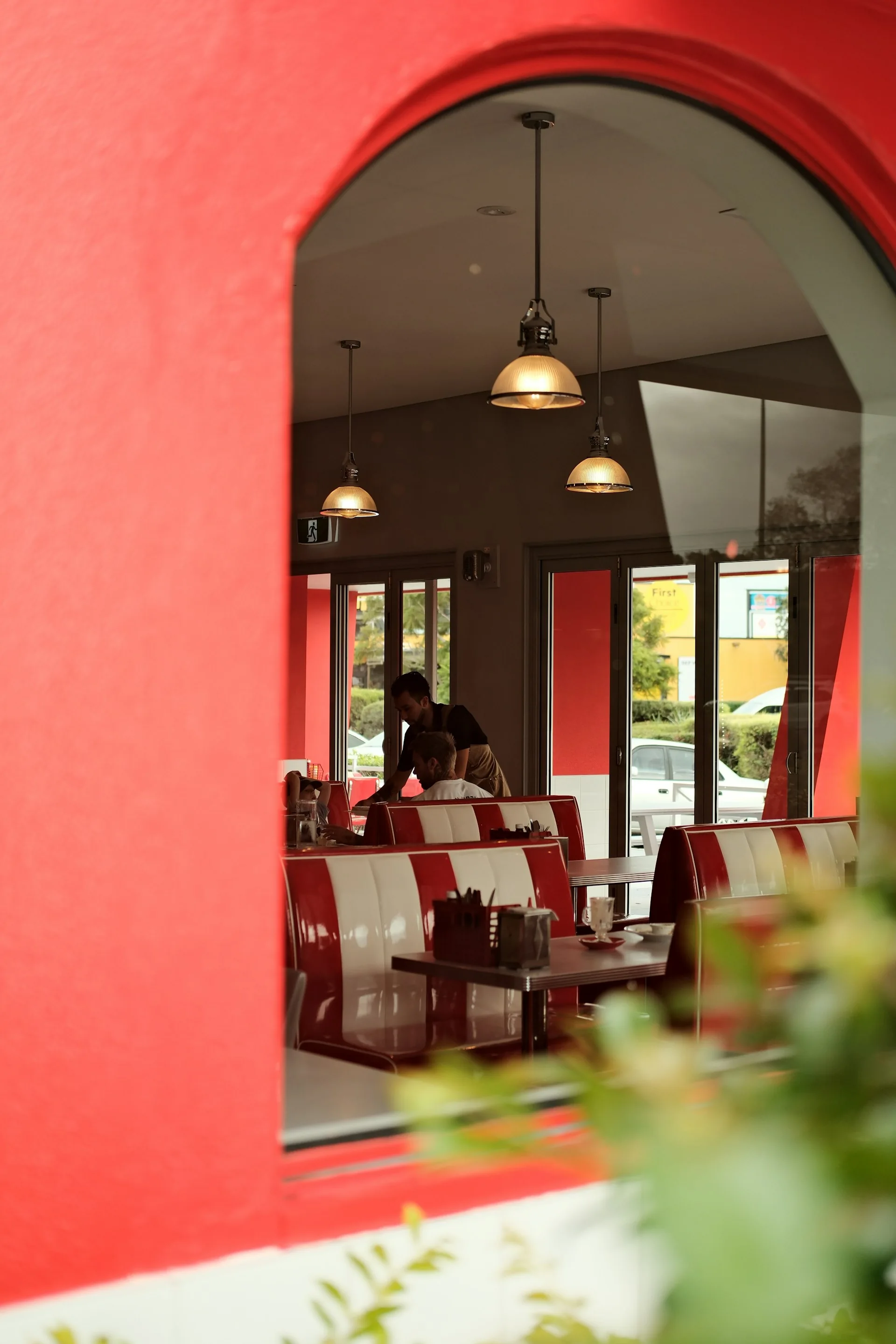 A restaurant interior that is cozy and traditional.