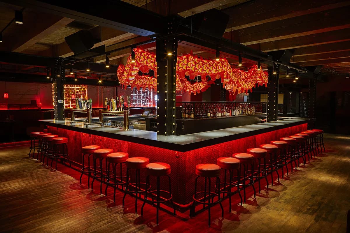 A restaurant interior that is cozy and traditional.